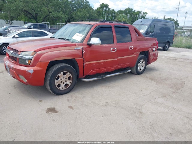 2002 Chevrolet Avalanche 1500 მანქანა იყიდება აუქციონზე, vin: 3GNEK13T42G243828, აუქციონის ნომერი: 45368319
