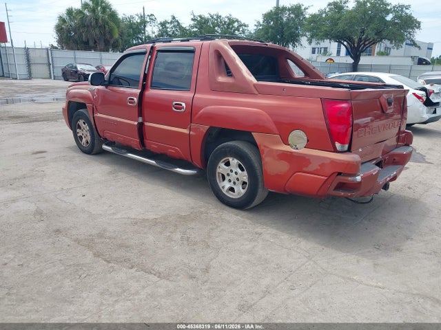 2002 Chevrolet Avalanche 1500 მანქანა იყიდება აუქციონზე, vin: 3GNEK13T42G243828, აუქციონის ნომერი: 45368319