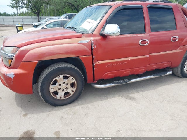 2002 Chevrolet Avalanche 1500 მანქანა იყიდება აუქციონზე, vin: 3GNEK13T42G243828, აუქციონის ნომერი: 45368319