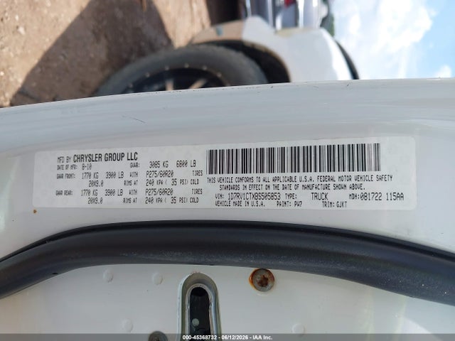 Aukcja sprzedaży 2011 Ram Ram 1500 Laramie, vin: 1D7RV1CTXBS505853, numer aukcji: 45368732