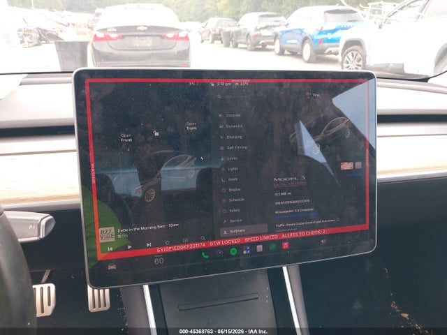 45368763 :رقم المزاد ، 5YJ3E1EB9KF231174 vin ، 2019 Tesla Model 3 Long Range/performance مزاد بيع