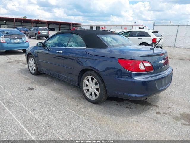 2008 Chrysler Sebring Limited მანქანა იყიდება აუქციონზე, vin: 1C3LC65M68N608594, აუქციონის ნომერი: 45368780