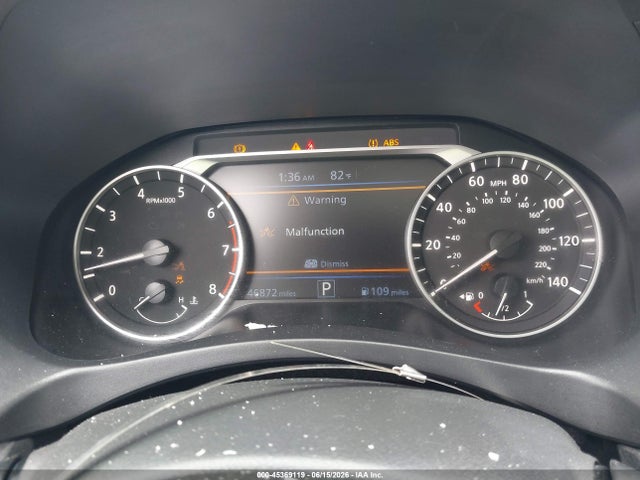 2022 Nissan Altima Sv Fwd მანქანა იყიდება აუქციონზე, vin: 1N4BL4DV3NN349571, აუქციონის ნომერი: 45369119