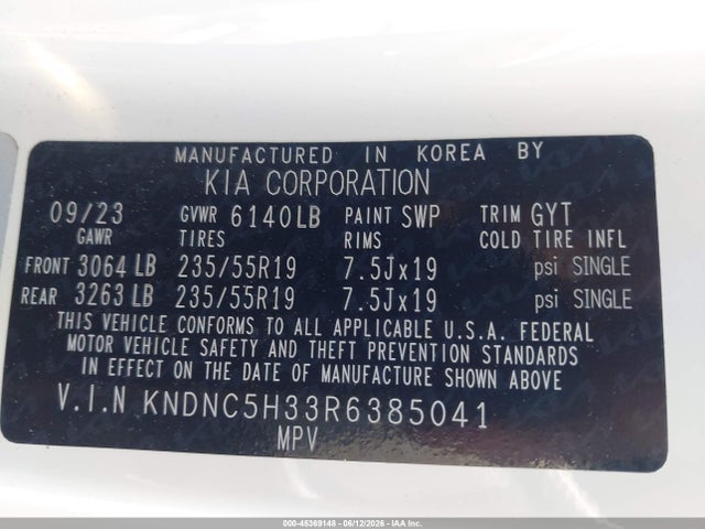 KIA Carnival Mpv Ex 2024 KNDNC5H33R6385041 Image 9