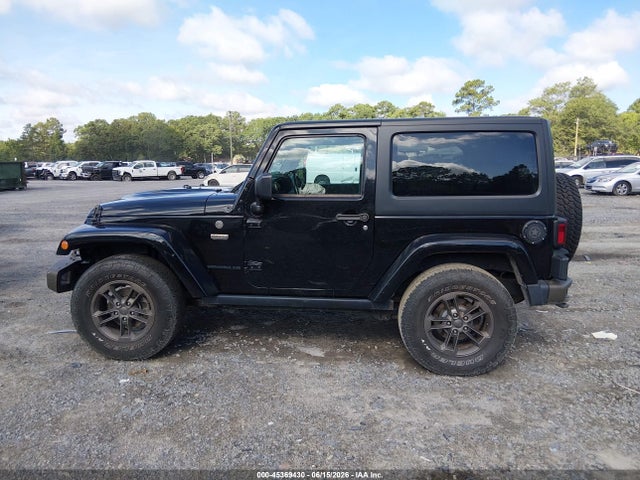 2017 Jeep Wrangler 75th Anniversary Edition 4x4 მანქანა იყიდება აუქციონზე, vin: 1C4AJWBG2HL526624, აუქციონის ნომერი: 45369430