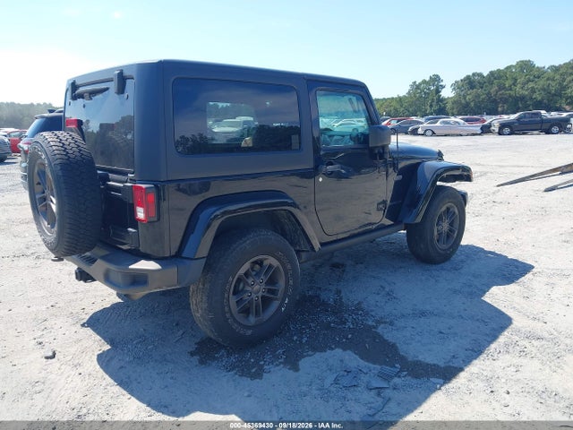 2017 Jeep Wrangler 75th Anniversary Edition 4x4 მანქანა იყიდება აუქციონზე, vin: 1C4AJWBG2HL526624, აუქციონის ნომერი: 45369430