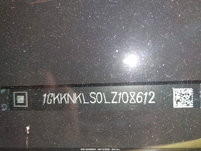 Aukcja sprzedaży 2020 Gmc Acadia Fwd Sle, vin: 1GKKNKLS0LZ108612, numer aukcji: 45369584