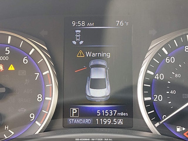 Aukcja sprzedaży 2019 Infiniti Q60 3.0t Luxe, vin: JN1EV7EL7KM291596, numer aukcji: 45369646