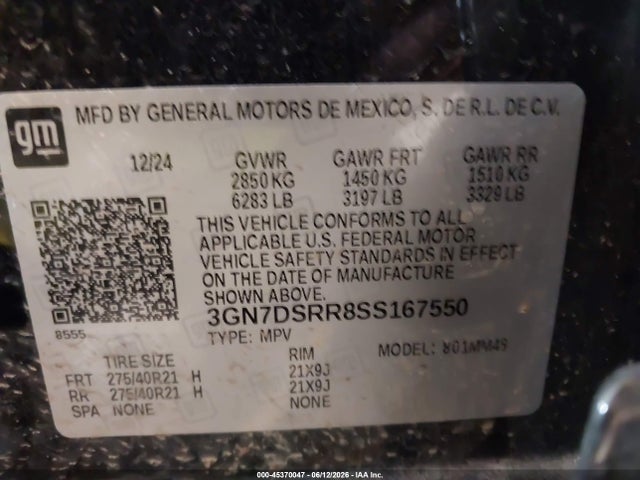 Chevrolet Equinox Ev Rs 2025 3GN7DSRR8SS167550 Image 9