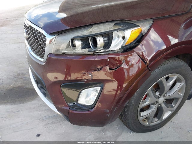 2018 Kia Sorento 3.3l Sx მანქანა იყიდება აუქციონზე, vin: 5XYPK4A59JG374693, აუქციონის ნომერი: 45370118