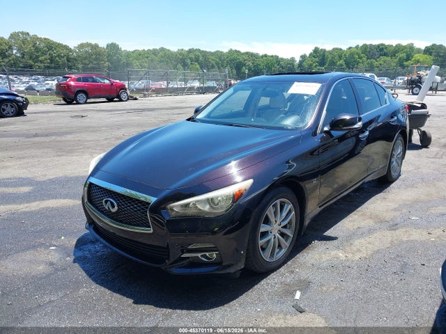 2015 Infiniti Q50 Premium მანქანა იყიდება აუქციონზე, vin: JN1BV7AP8FM344033, აუქციონის ნომერი: 45370119