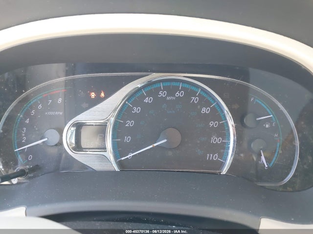 2012 Toyota Sienna Xle V6 8 Passenger მანქანა იყიდება აუქციონზე, vin: 5TDYK3DC8CS256617, აუქციონის ნომერი: 45370136