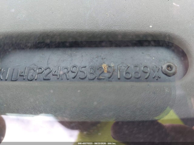 45370323 :رقم المزاد ، 1D4GP24R95B291689 vin ، 2005 Dodge Grand Caravan Se مزاد بيع