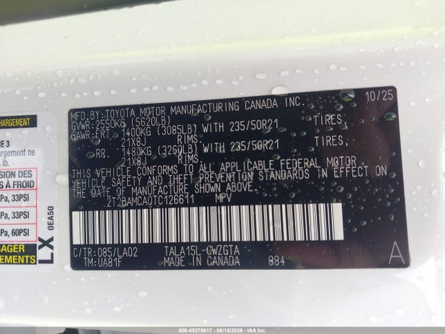 Lexus Rx 350 Luxury 2026 2T2BAMCA0TC126611 Image 9