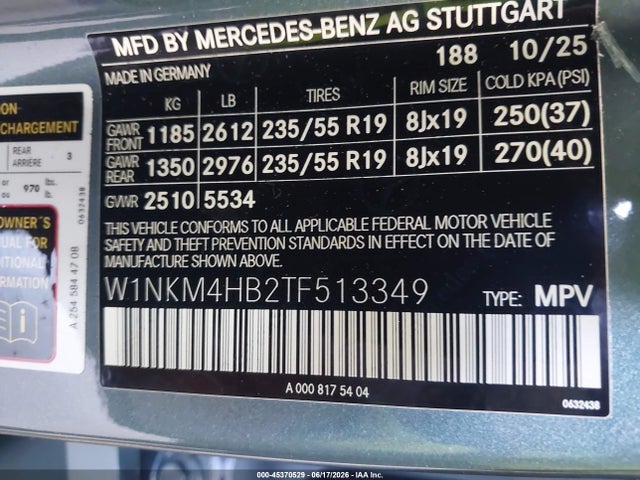 W1NKM4HB2TF513349 Mercedes-Benz GLC 300