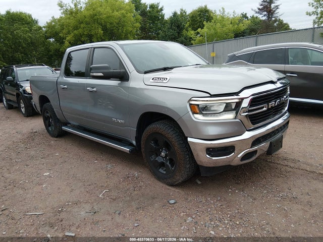 45370633 :رقم المزاد ، 1C6SRFFT0KN500952 vin ، 2019 Ram 1500 Big Horn/lone Star  4x4 5'7 Box مزاد بيع
