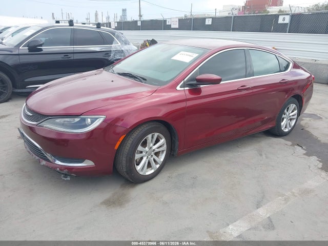 2015 Chrysler 200 Limited მანქანა იყიდება აუქციონზე, vin: 1C3CCCAB5FN521317, აუქციონის ნომერი: 45370966