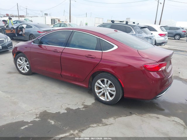 2015 Chrysler 200 Limited მანქანა იყიდება აუქციონზე, vin: 1C3CCCAB5FN521317, აუქციონის ნომერი: 45370966