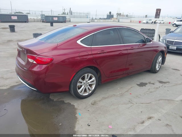 2015 Chrysler 200 Limited მანქანა იყიდება აუქციონზე, vin: 1C3CCCAB5FN521317, აუქციონის ნომერი: 45370966