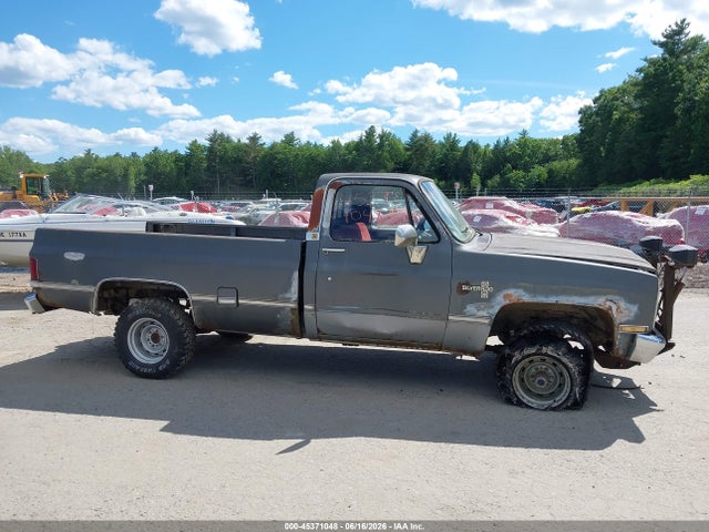 45371048 :رقم المزاد ، 2GCEK14H6G1216567 vin ، 1986 Chevrolet K10 مزاد بيع