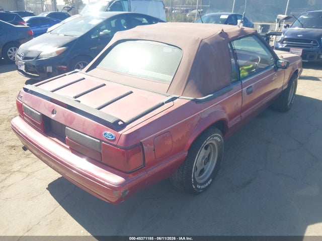 1993 Ford Mustang Lx მანქანა იყიდება აუქციონზე, vin: 1FACP44M6PF150124, აუქციონის ნომერი: 45371185