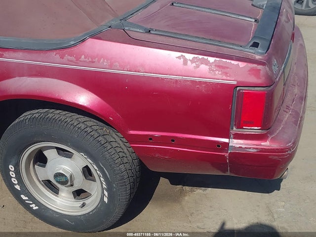 1993 Ford Mustang Lx მანქანა იყიდება აუქციონზე, vin: 1FACP44M6PF150124, აუქციონის ნომერი: 45371185