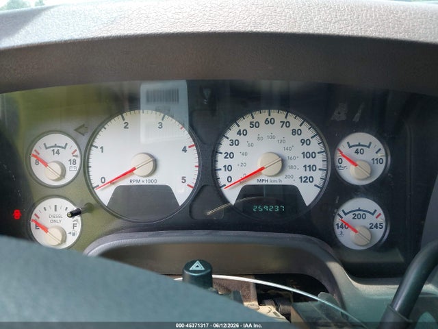 2006 Dodge Ram 2500 Slt/trx4 Off Road/sport/power Wagon მანქანა იყიდება აუქციონზე, vin: 1D7KS28C16J134859, აუქციონის ნომერი: 45371317