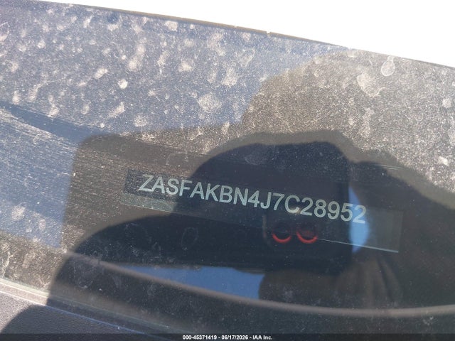Продажа на аукционе авто 2018 Alfa Romeo Stelvio Ti Awd, vin: ZASFAKBN4J7C28952, номер лота: 45371419