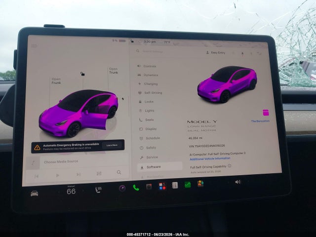 Продаж на аукціоні авто 2022 Tesla Model Y Long Range Dual Motor All-wheel Drive, vin: 7SAYGDEE4NA018326, номер лоту: 45371712