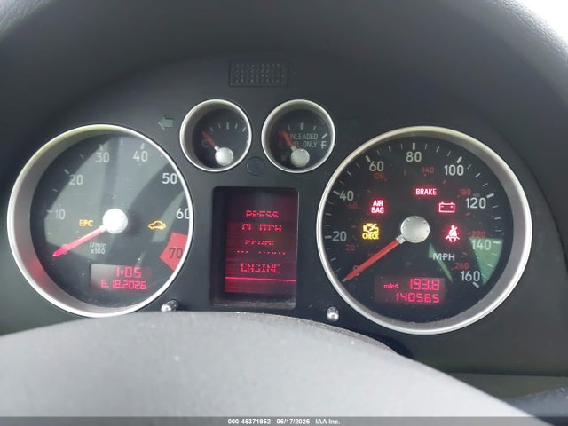 Aukcja sprzedaży 2003 Audi Tt 1.8l, vin: TRUWT28N231017545, numer aukcji: 45371952