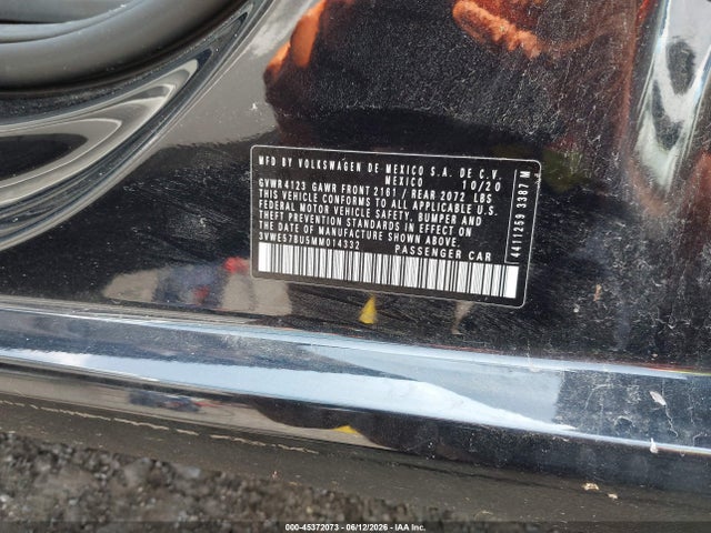 Volkswagen Jetta 1.4t Sel 2021 3VWE57BU5MM014332 Image 9