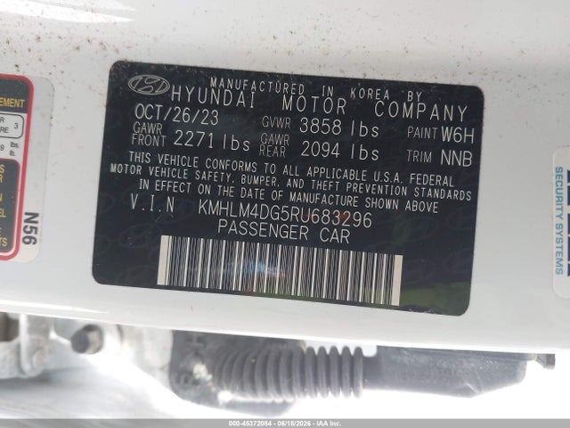 Hyundai ELANTRA SEL 2024 KMHLM4DG5RU683296 Image 9