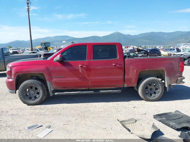 2018 Chevrolet Silverado 1500 2lt მანქანა იყიდება აუქციონზე, vin: 3GCUKREC5JG187655, აუქციონის ნომერი: 45372251