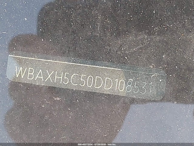 Продажа на аукционе авто 2013 Bmw 528i Xdrive, vin: WBAXH5C50DD108531, номер лота: 45372334