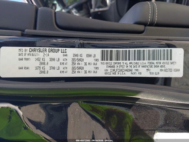 Jeep Grand Cherokee Overland 2014 1C4RJFCGXEC446940 Image 9