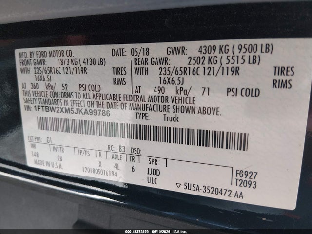 Ford Transit-350 2018 1FTBW2XM5JKA99786 Image 9
