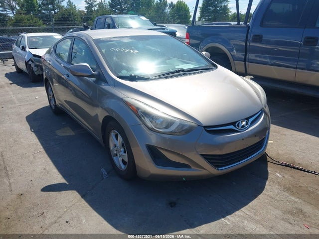 Продажа на аукционе авто 2014 Hyundai Elantra Se, vin: 5NPDH4AEXEH527498, номер лота: 45372521