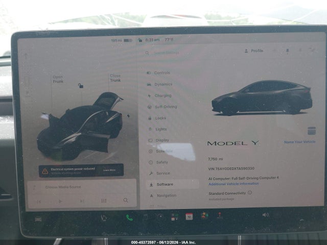 Tesla Model Y 2026 7SAYGDEDXTA590330 Image 7