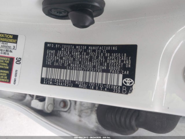 5YFBURHE7FP257785 Toyota Corolla Le Plus