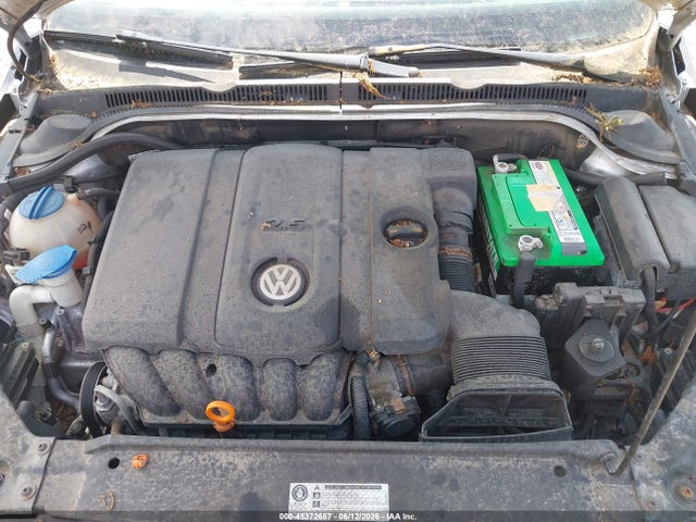 2011 Volkswagen Jetta 2.5l Se მანქანა იყიდება აუქციონზე, vin: 3VWDZ7AJ0BM363645, აუქციონის ნომერი: 45372657
