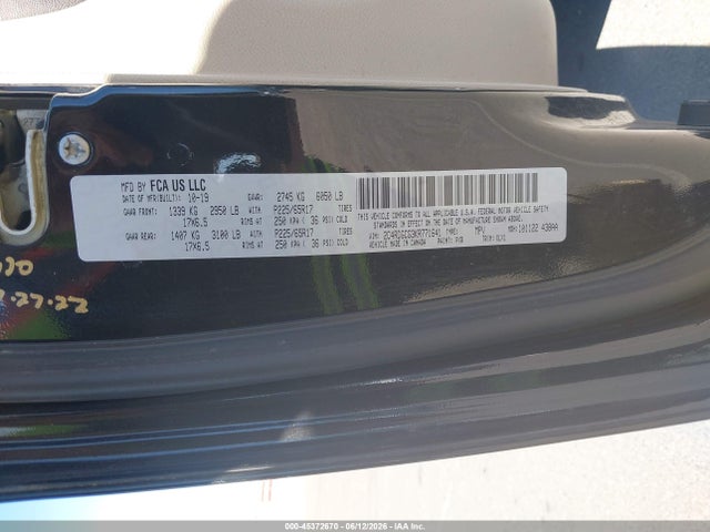 Dodge Grand Caravan Sxt 2019 2C4RDGCG3KR771641 Image 9