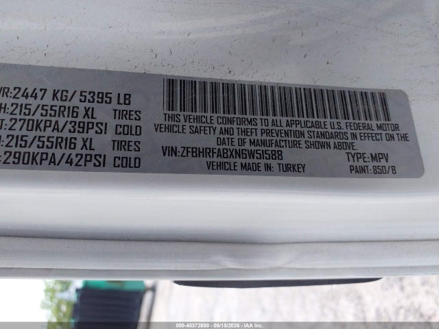 RAM Promaster City Cargo Van 2022 ZFBHRFABXN6W51588 Image 9