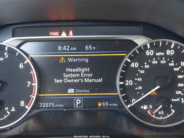 1N4BL4DV4NN333752 Nissan Altima Sv Fwd