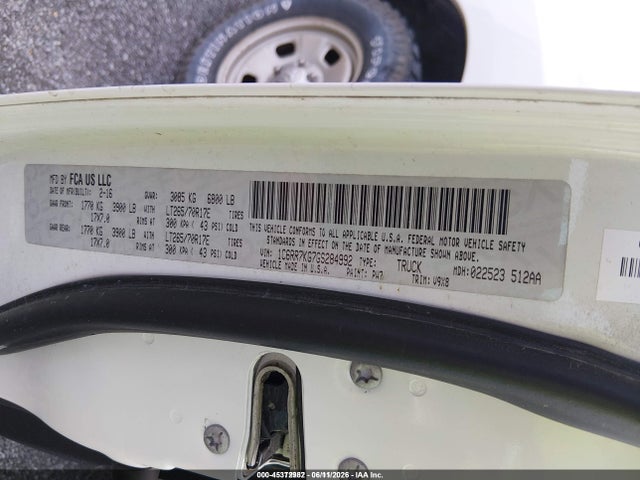 RAM 1500 Tradesman 2016 1C6RR7KG7GS284992 Image 9