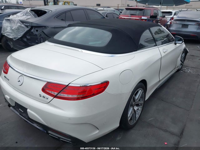 2017 Mercedes-benz Amg S 63 4matic მანქანა იყიდება აუქციონზე, vin: WDDXK7JB1HA024840, აუქციონის ნომერი: 45373138