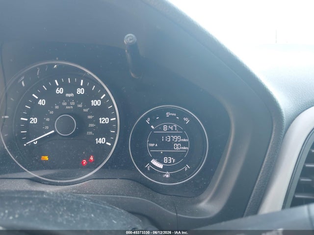 2017 Honda Hr-v Lx მანქანა იყიდება აუქციონზე, vin: 3CZRU5H33HG708574, აუქციონის ნომერი: 45373330