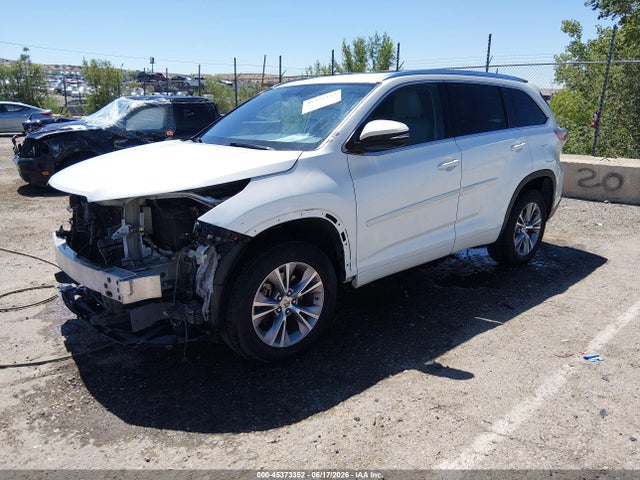 Toyota Highlander Xle V6 2015 5TDKKRFH6FS085260 Image 2
