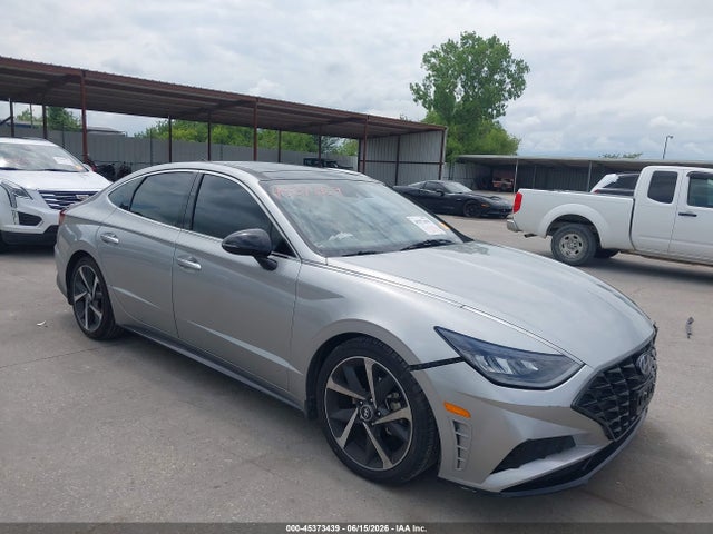 Auction sale of the 2021 Hyundai Sonata Sel Plus, vin: 5NPEJ4J21MH084834, lot number: 45373439