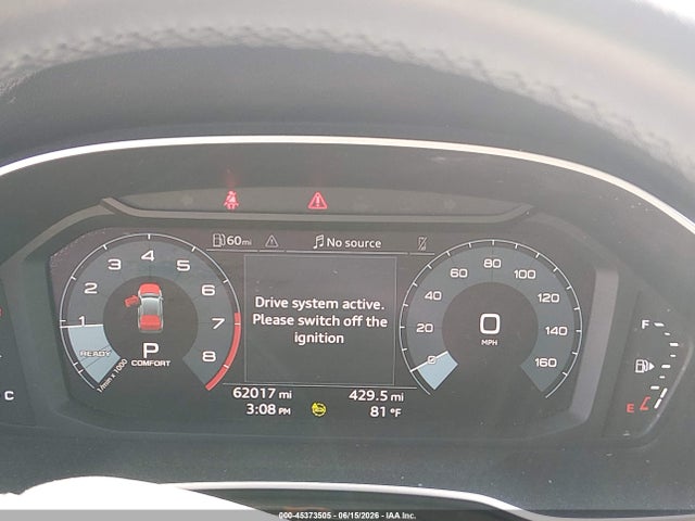 2023 Audi Q3 Premium 45 Tfsi S Line Quattro Tiptronic მანქანა იყიდება აუქციონზე, vin: WA1DECF36P1048509, აუქციონის ნომერი: 45373505