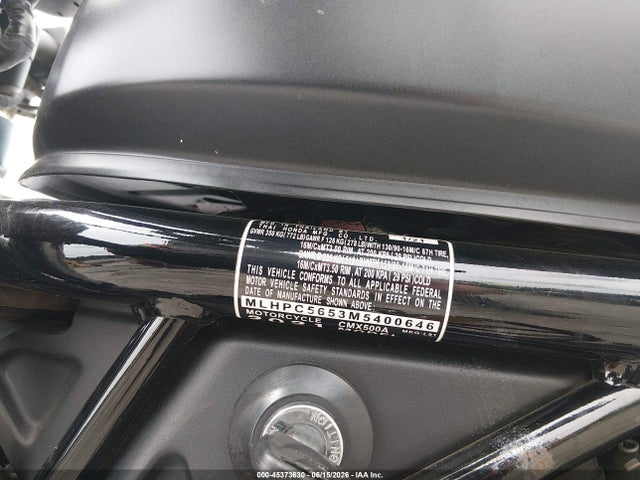 Honda Cmx500 A 2021 MLHPC5653M5400646 Image 14